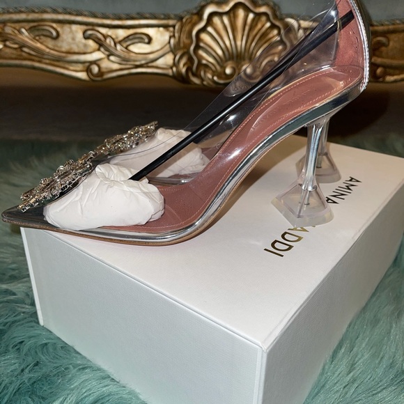 Amina Muaddi Begum clear PVC pump - Picture 7 of 7